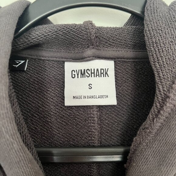 Gymshark Heavyweight Loopback Sweat Hoodie - Asphalt Grey - Picture 3 of 4